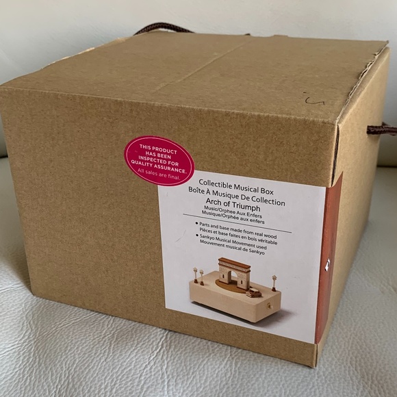 New - Collectible Musical Box - Arch of Triumph - Picture 7 of 8